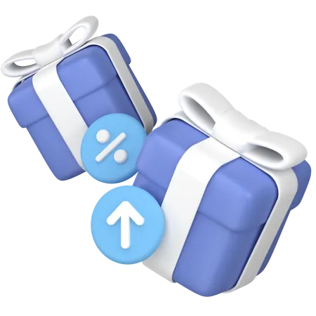 Shop More For More Gift 3D Icon