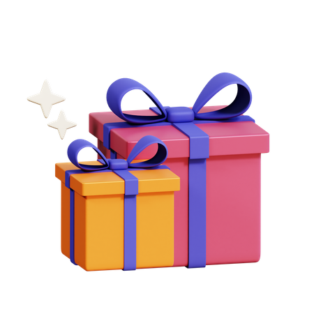 Shopping Gifts  3D Icon