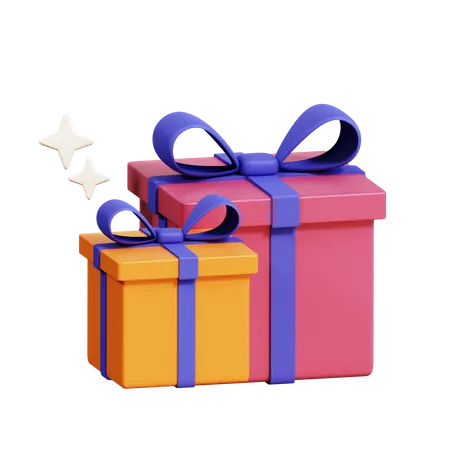 Shopping Gifts  3D Icon