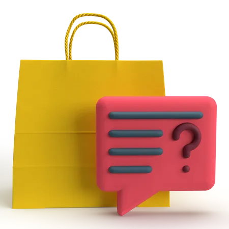 Shopping Info  3D Icon