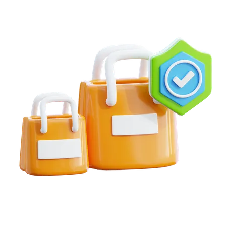 Shopping Insurance  3D Icon
