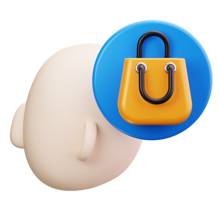 Shopping Intention  3D Icon