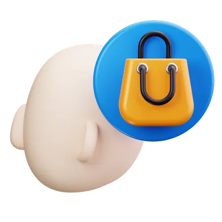 Shopping Intention  3D Icon