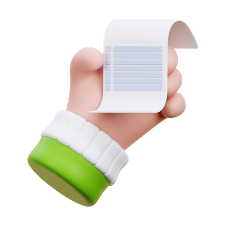 Shopping List  3D Icon