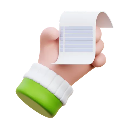 Shopping List  3D Icon