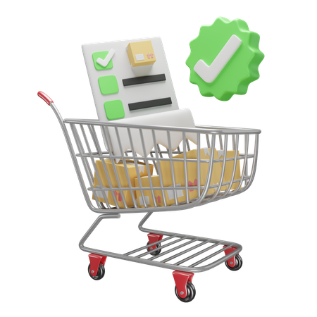 Shopping List  3D Icon