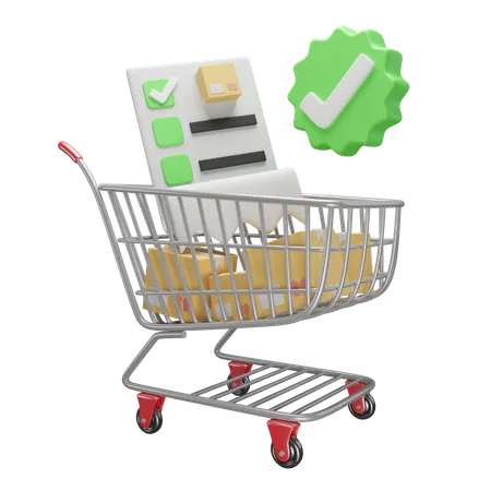 Shopping List  3D Icon