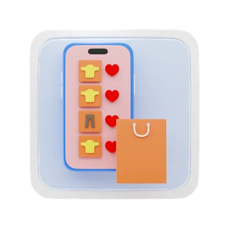 Shopping List  3D Icon