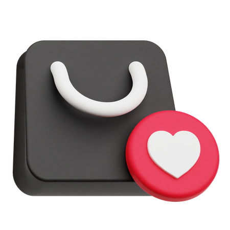 Shopping Love  3D Icon