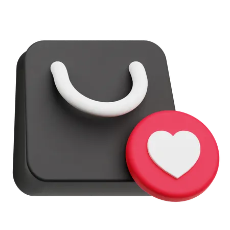 Shopping Love  3D Icon