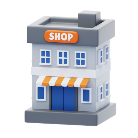 Shopping Mall  3D Icon