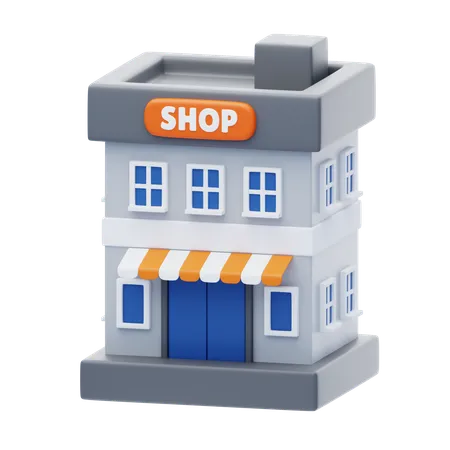 Shopping Mall  3D Icon