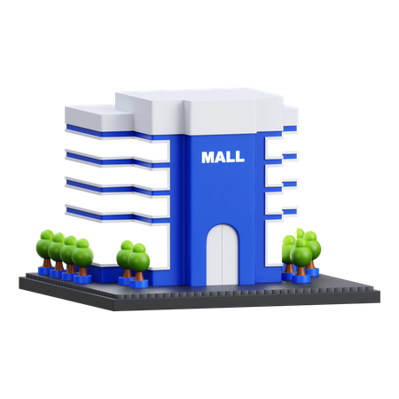 Shopping Mall  3D Icon
