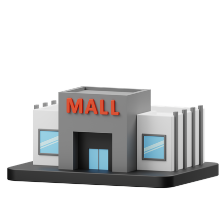 Shopping Mall  3D Icon