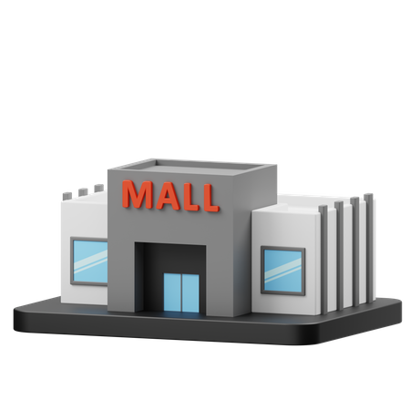 Shopping Mall  3D Icon