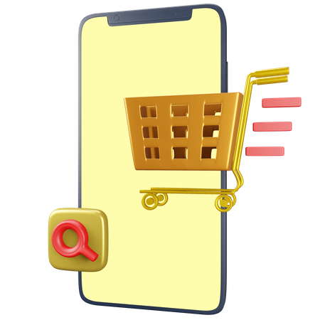 Shopping Marketing  3D Icon