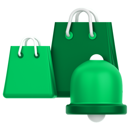 Shopping Notification  3D Icon