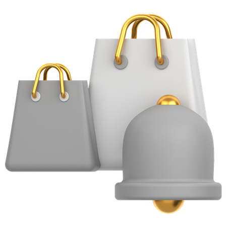 Shopping Notification  3D Icon