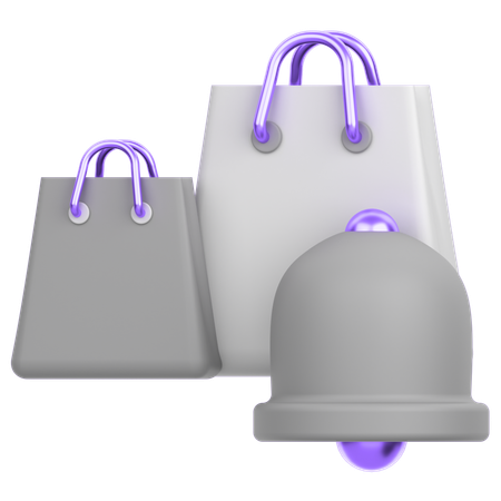 Shopping Notification  3D Icon