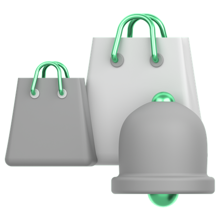Shopping Notification  3D Icon
