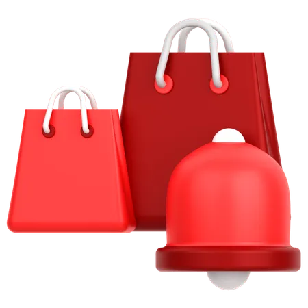 Shopping Notification  3D Icon