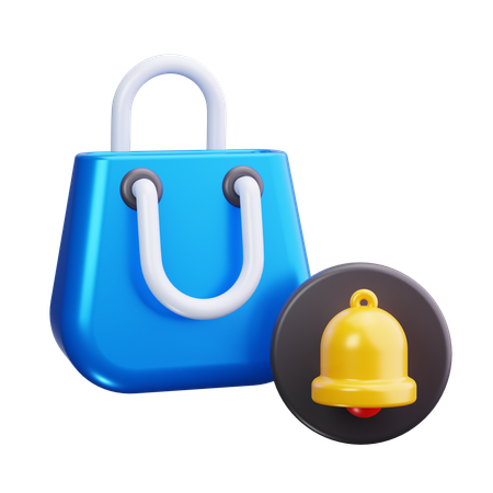 Shopping Notification  3D Icon