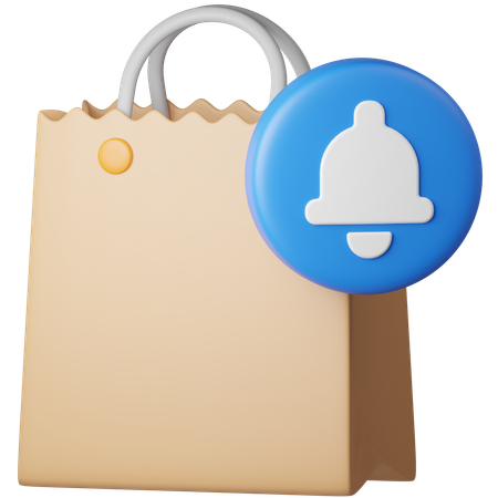 Shopping Notification  3D Icon