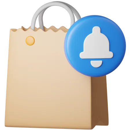 Shopping Notification  3D Icon