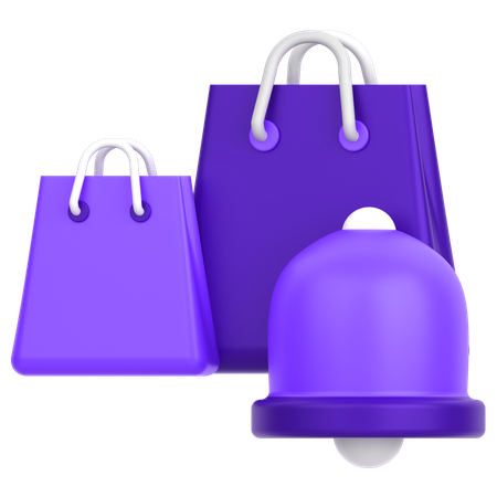 Shopping Notification  3D Icon