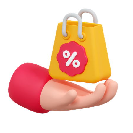 Shopping Offer  3D Icon