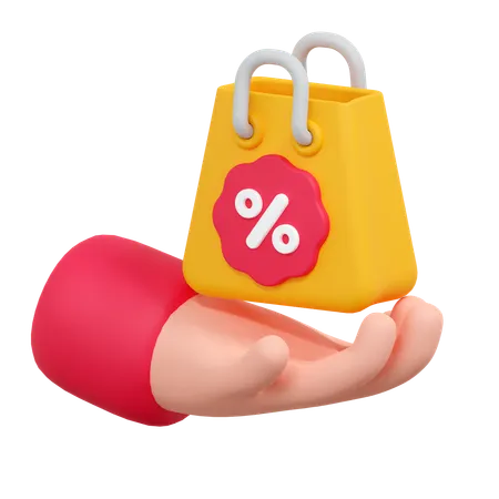 Shopping Offer  3D Icon
