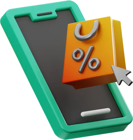 Shopping Offer  3D Icon