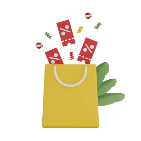 Shopping Offer  3D Icon