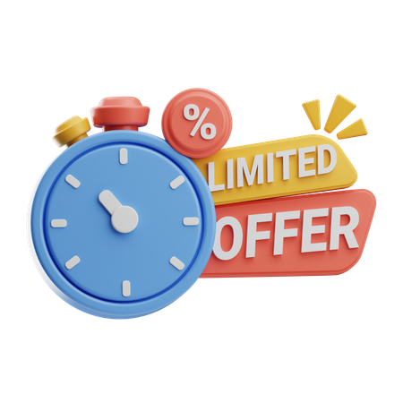 Shopping Offer  3D Icon