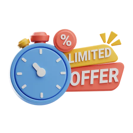 Shopping Offer  3D Icon