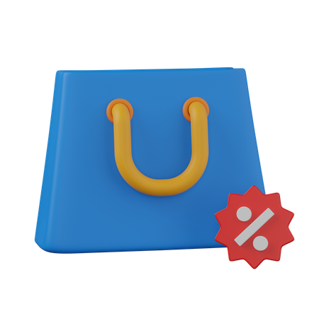 Shopping offer  3D Icon