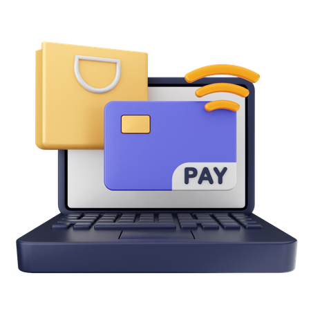 Paiement des achats  3D Icon