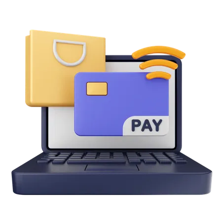 Paiement des achats  3D Icon