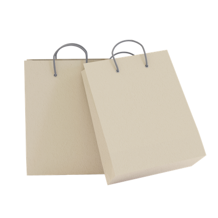 Shopping Paper Bag  3D Icon