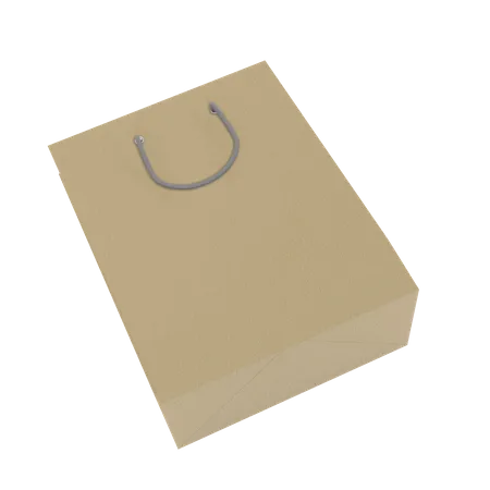 Shopping Paper Bag  3D Icon