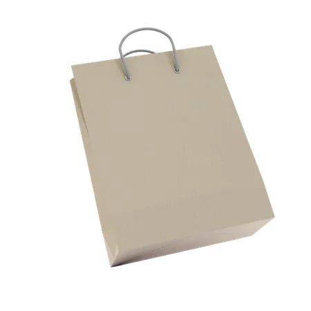 Shopping Paper Bag  3D Icon