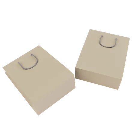 Shopping Paper Bag  3D Icon