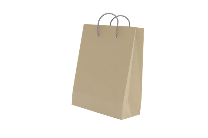 Shopping Paper Bag  3D Icon