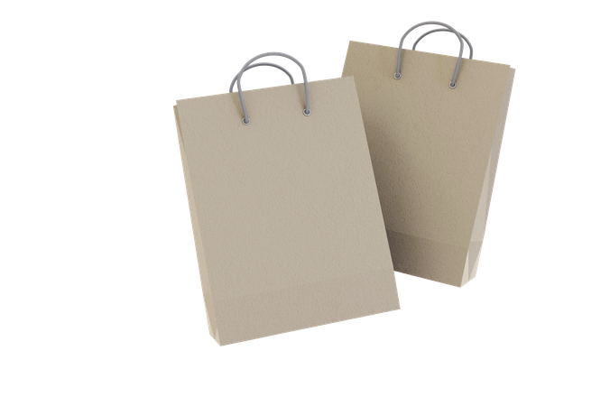 Shopping Paper Bag  3D Icon