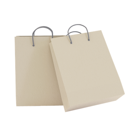 Shopping Paper Bag  3D Icon