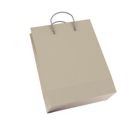 Shopping Paper Bag  3D Icon