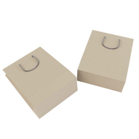 Shopping Paper Bag  3D Icon