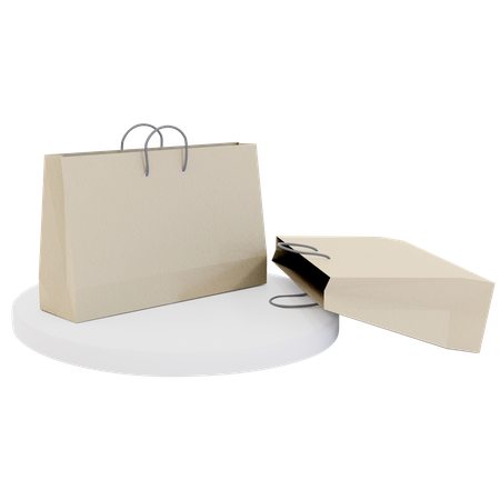 Shopping Paper Bag  3D Icon