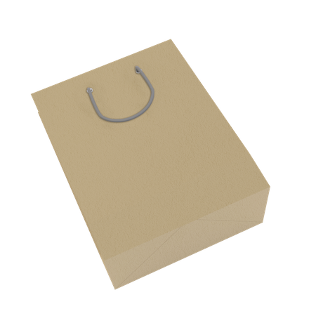 Shopping Paper Bag  3D Icon