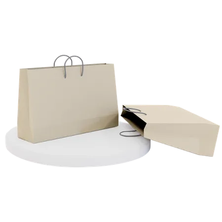 Shopping Paper Bag  3D Icon